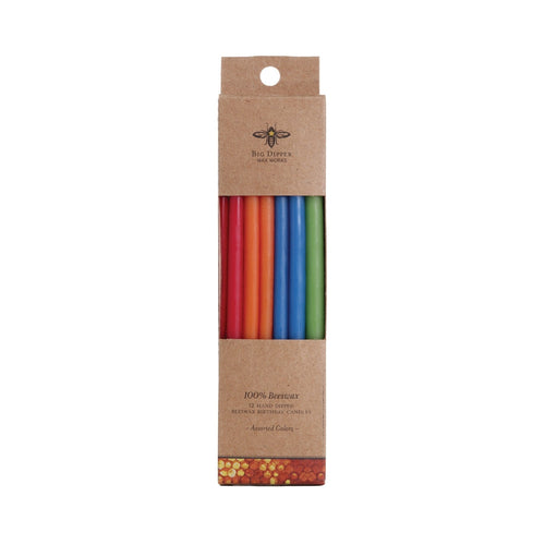 Big Dipper Wax Works Beeswax Tall Birthday Candles