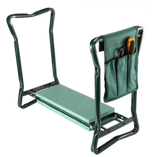 Foldable Garden Kneeler Seat With Kneeling Soft Cushion Pad Tools