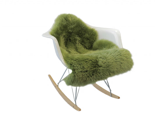 2' X 3' Sage New Zealand Lambs Wool Area Rug