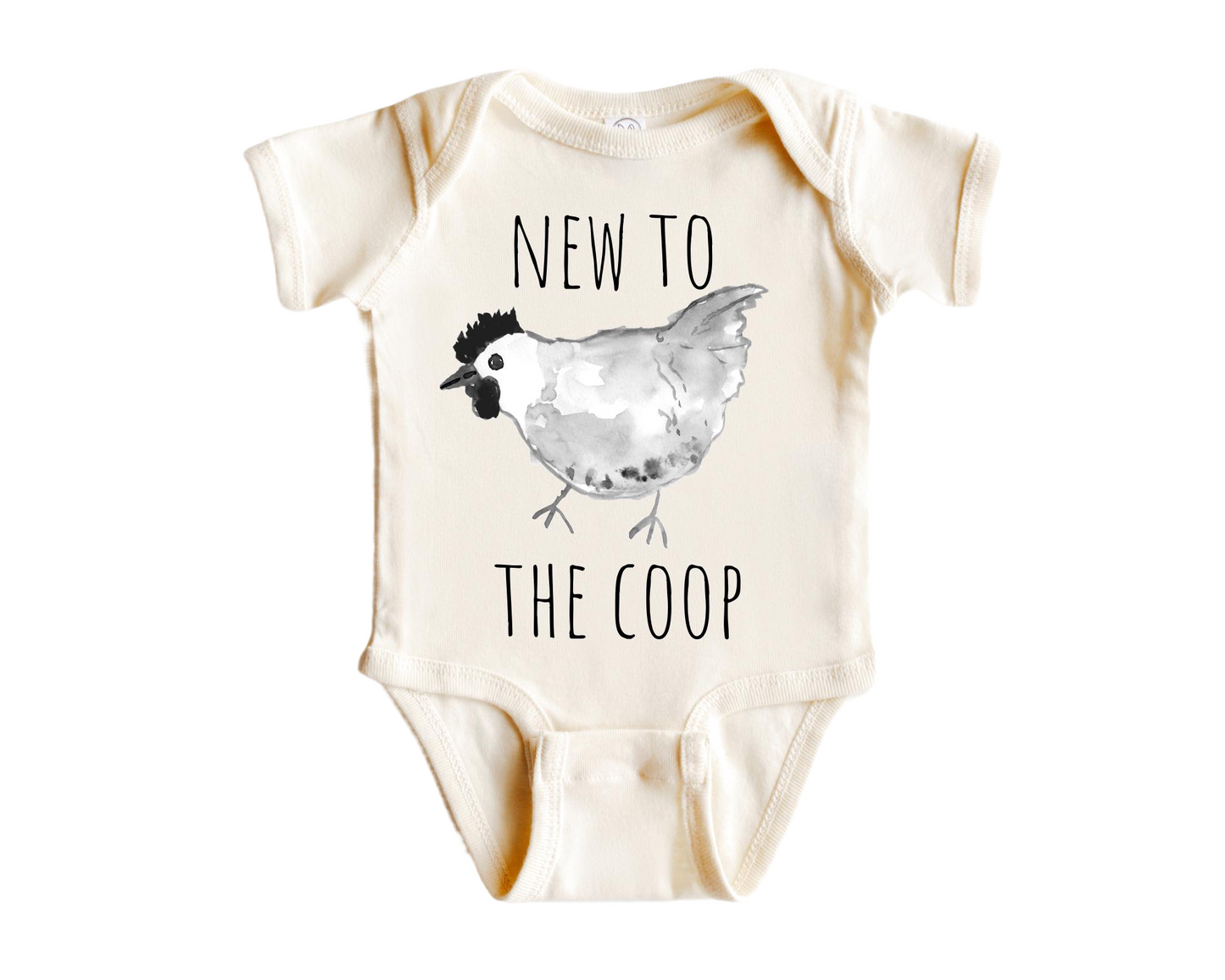 Chicken Barn Farm - Baby Boy Girl Clothes Infant Bodysuit Funny Cute