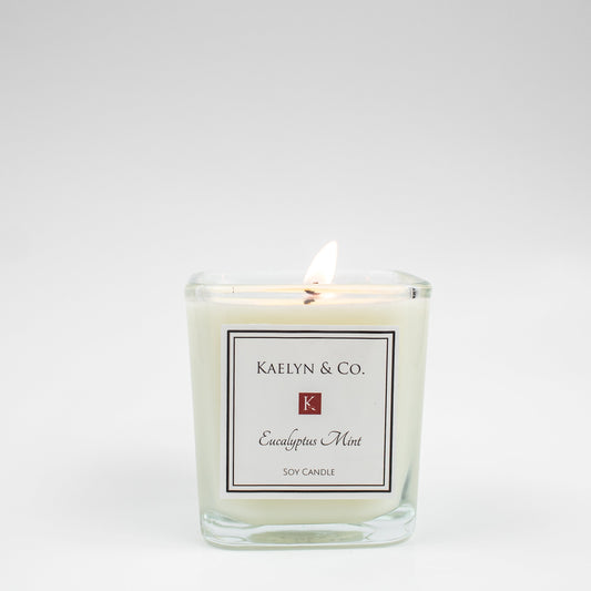 Eucalyptus Mint Small Cube Candle