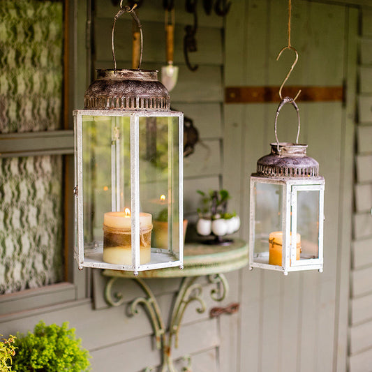 Metal Lantern Candle Holder