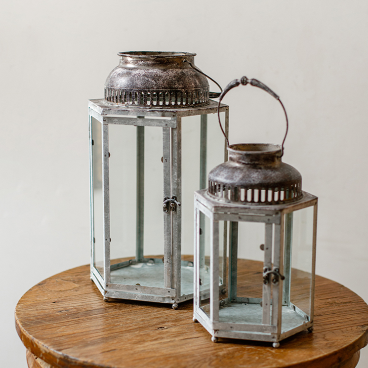 Metal Lantern Candle Holder