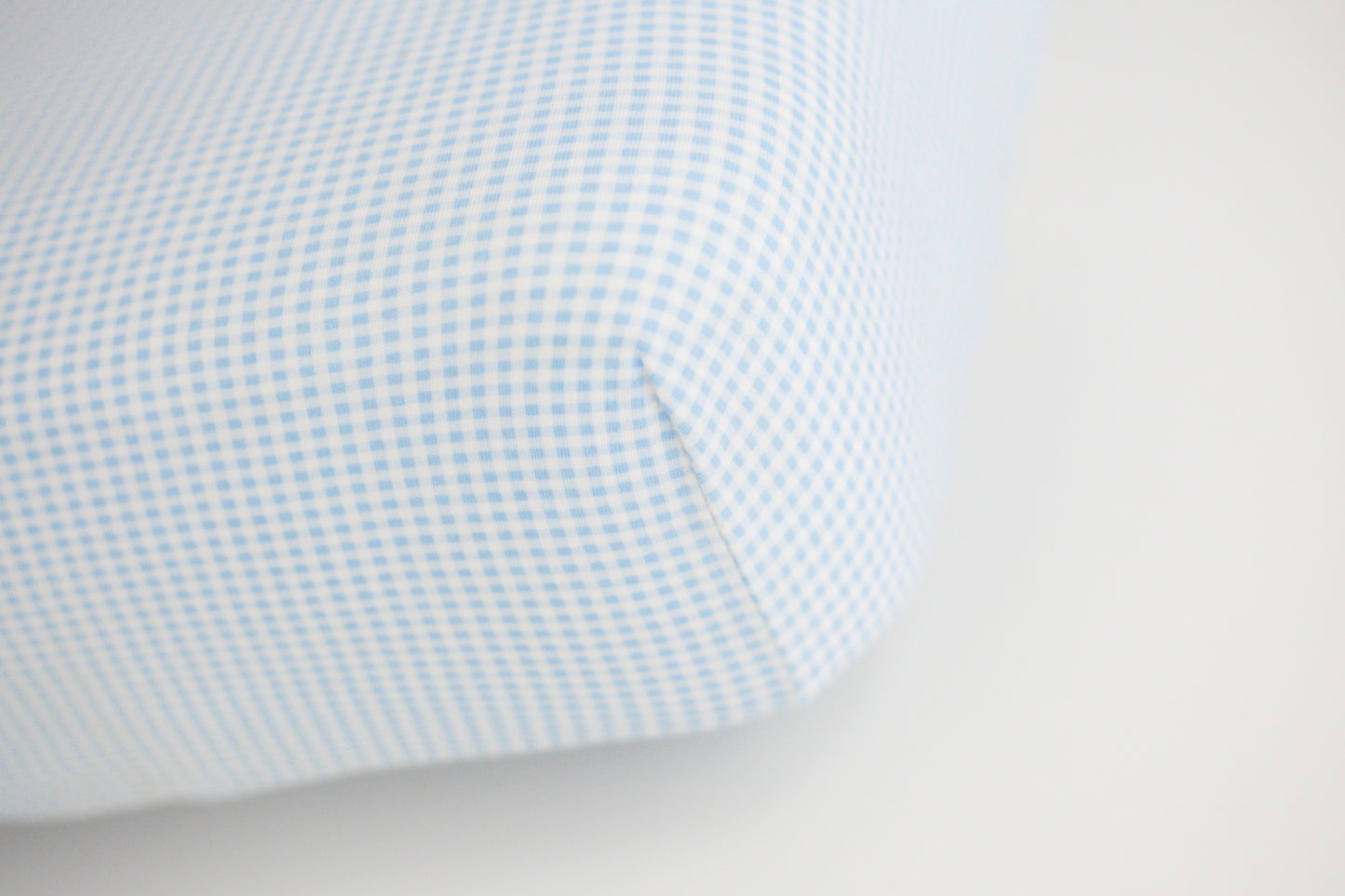 SheetWorld Fitted Youth Bed Sheet - 100% Cotton Jersey - Blue Gingham,