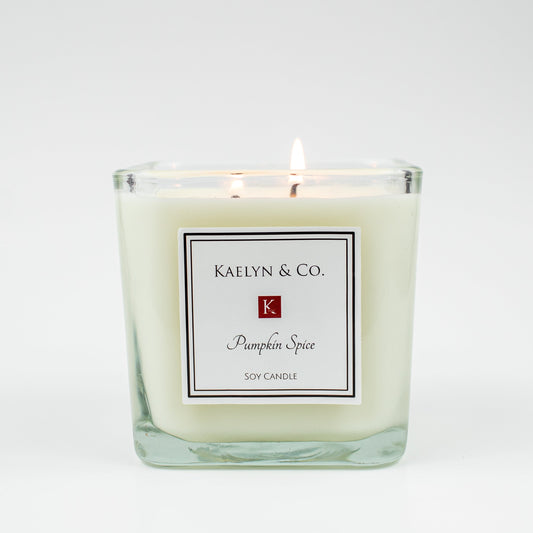 Pumpkin Spice Medium Cube Candle