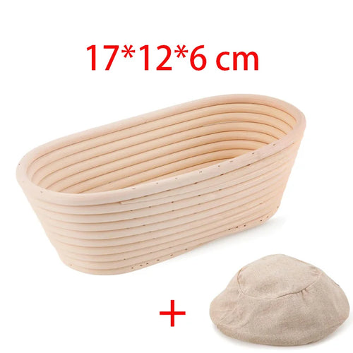 Natural Rattan Bread Proofing Basket Handmade Rattan Wicker Baking