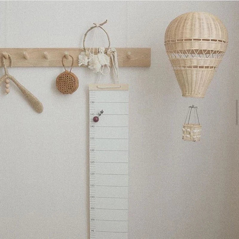 Rattan Hot Air Balloon Decor Hand-woven Wall Hanging Decor Handmade