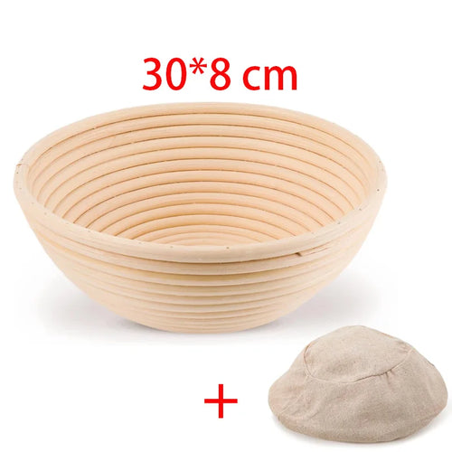 Natural Rattan Bread Proofing Basket Handmade Rattan Wicker Baking