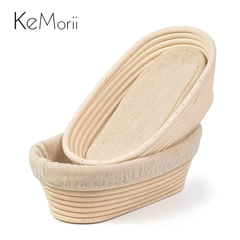 Natural Rattan Bread Proofing Basket Handmade Rattan Wicker Baking