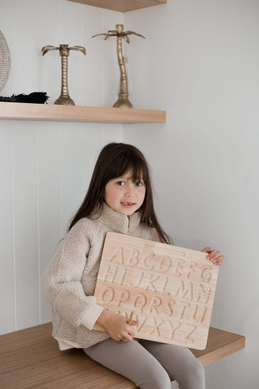 QToys Australia Capital letter lacing board