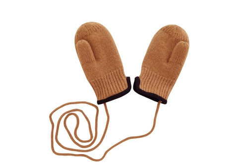 tittimitti® 100% Virgin Wool Baby Toddler Kids Thumbed Mittens