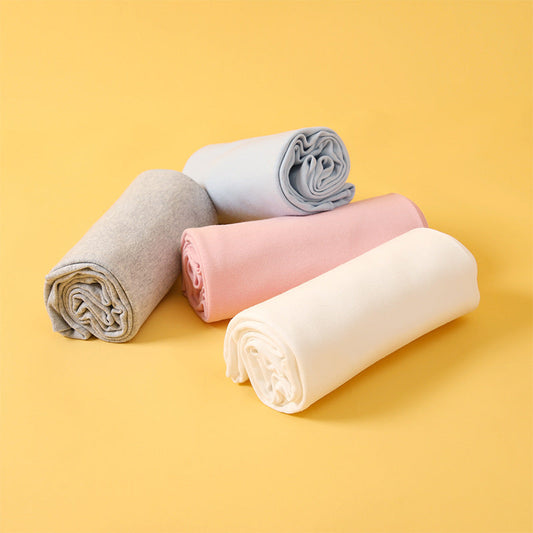Newborn Solid Color Cotton Wrap Quilt