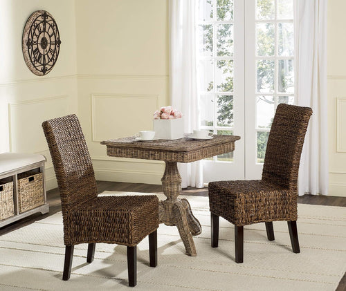 Home Collection Avita Natural Wicker 18-Inch Dining Chair