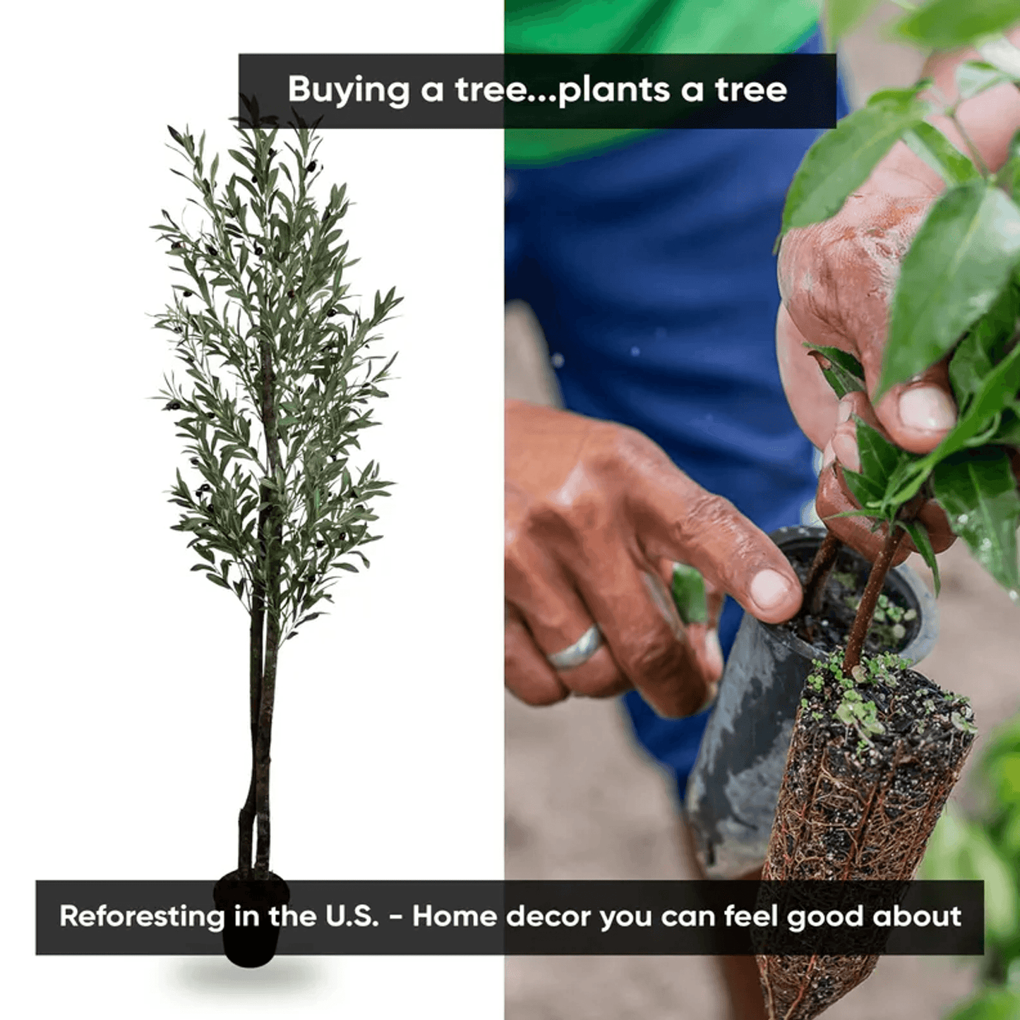 Handcrafted 6' Real Touch Olive Tree For Elegant Interiors