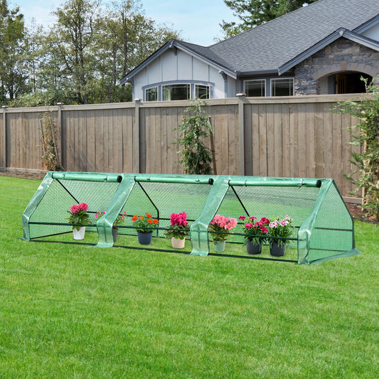 Walk-in Plant Greenhouse 3 Doors Portable