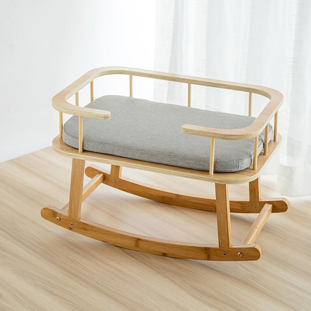 Rockaby Pet Bed, Comfy and Portable Kitten Couch with Soft