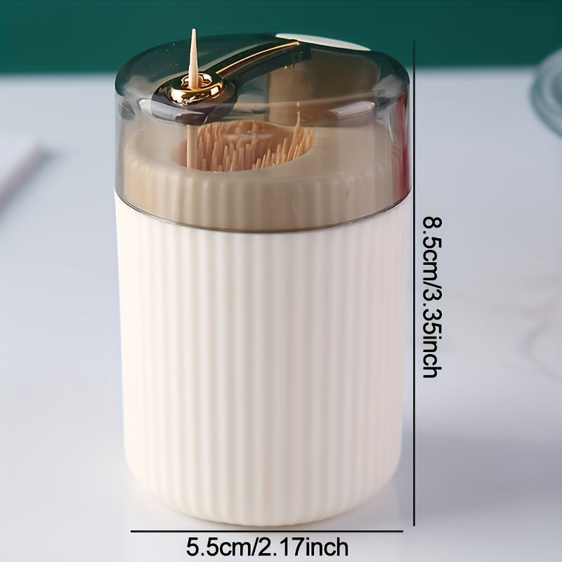 Elegant Automatic Toothpick  Floss Dispenser for Home