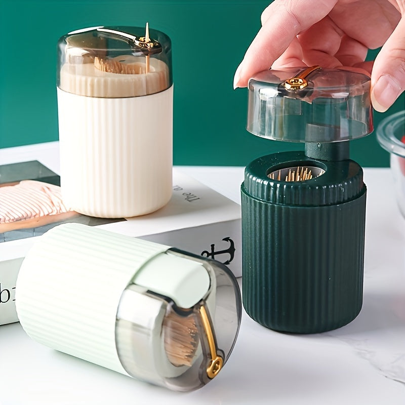 Elegant Automatic Toothpick  Floss Dispenser for Home