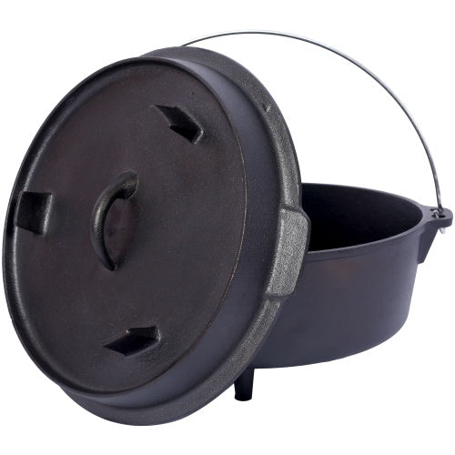 Outdoor Camping Deep Pot, Suitable For Camping Fireplace Cooking