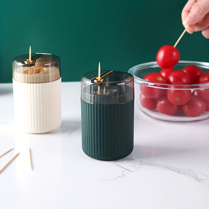 Elegant Automatic Toothpick  Floss Dispenser for Home