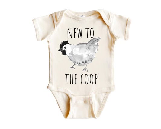 Chicken Barn Farm - Baby Boy Girl Clothes Infant Bodysuit Funny Cute