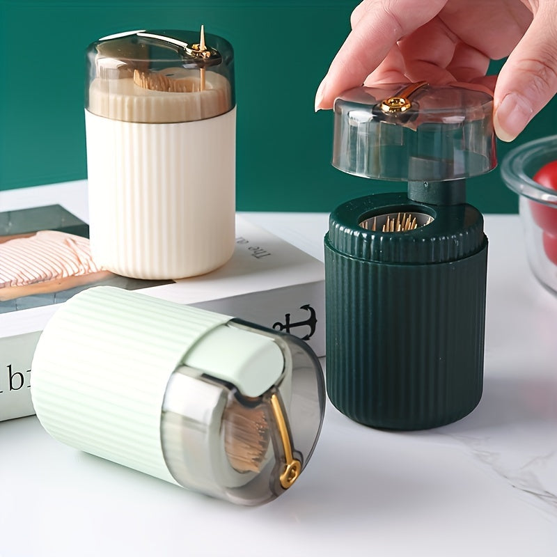 Elegant Automatic Toothpick  Floss Dispenser for Home