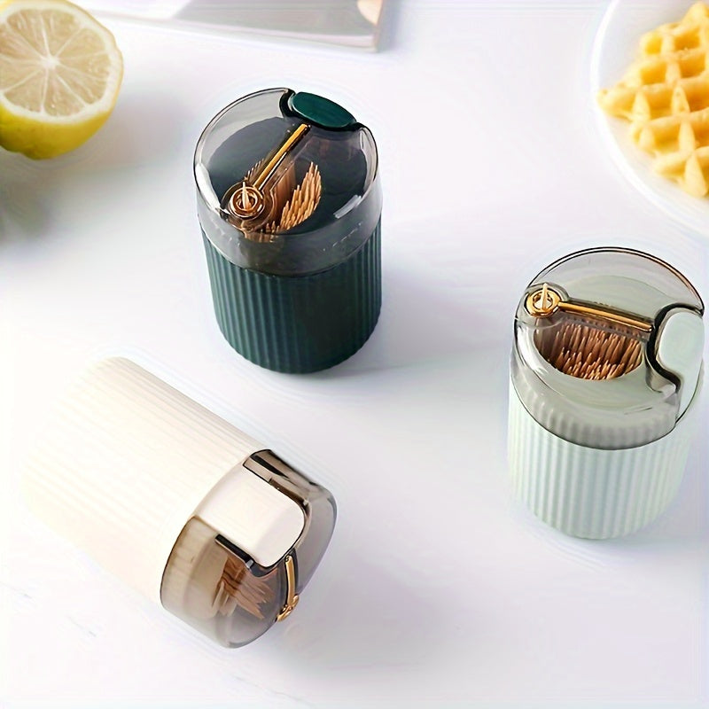Elegant Automatic Toothpick  Floss Dispenser for Home