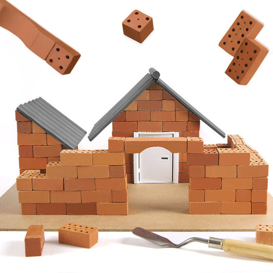 Kids' craft DIY house construction play sets