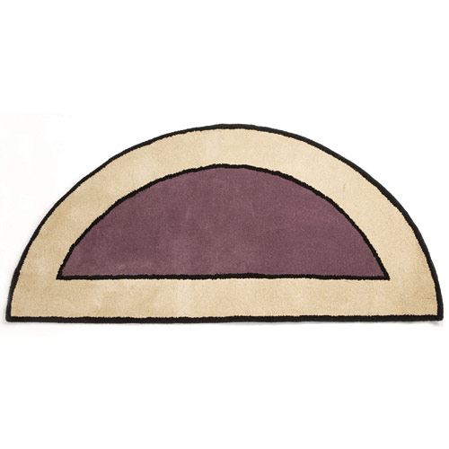 Contemporary II Half Round Wool Hearth Rug