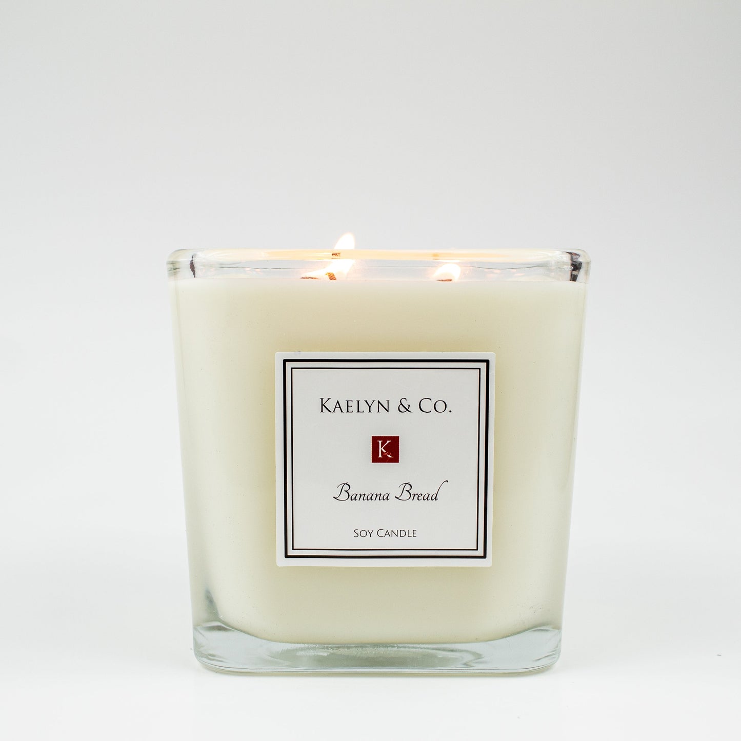 Banana Bread Large Cube Candle