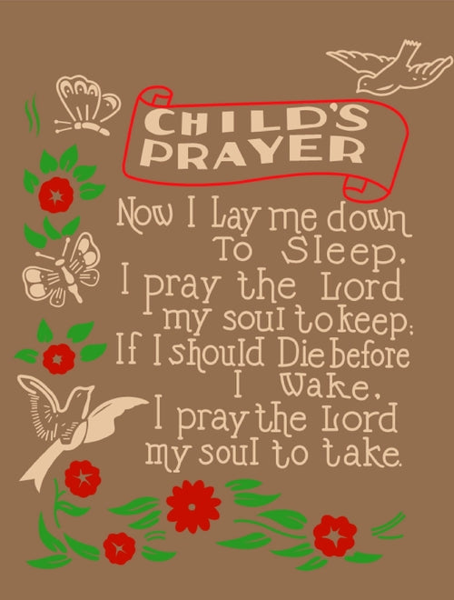 Child's Prayer Pop Art Canvas Print