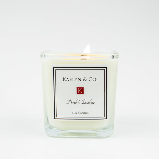 Dark Chocolate Small Cube Candle