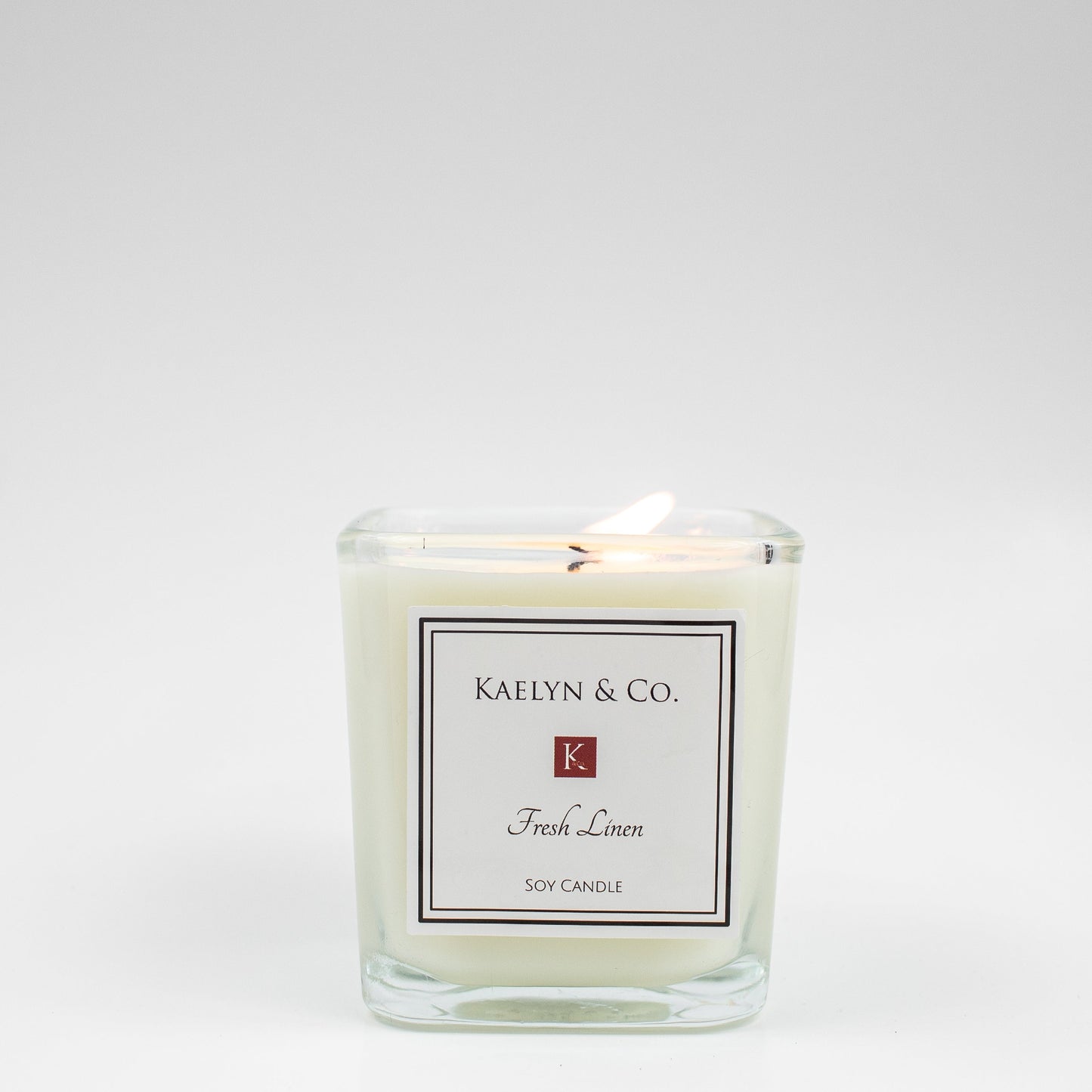 Fresh Linen Small Cube Candle