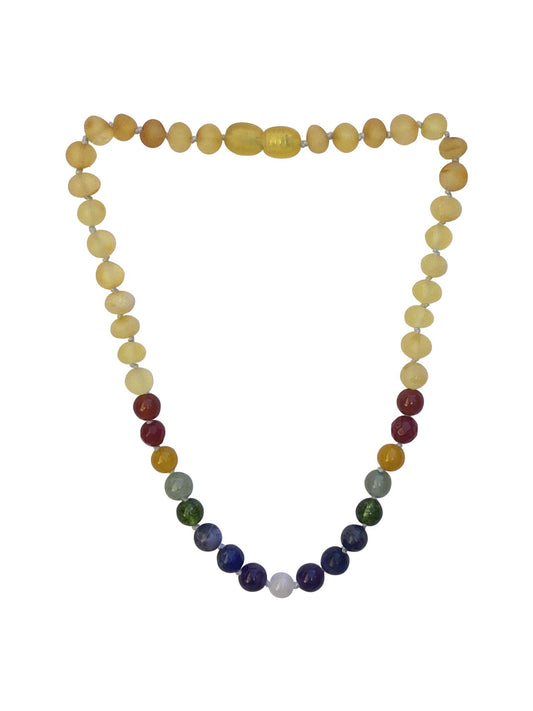Amber + Rainbow Gemstone Baby