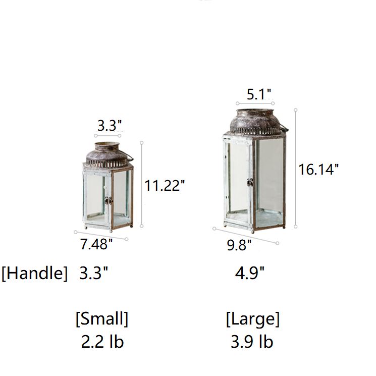 Metal Lantern Candle Holder