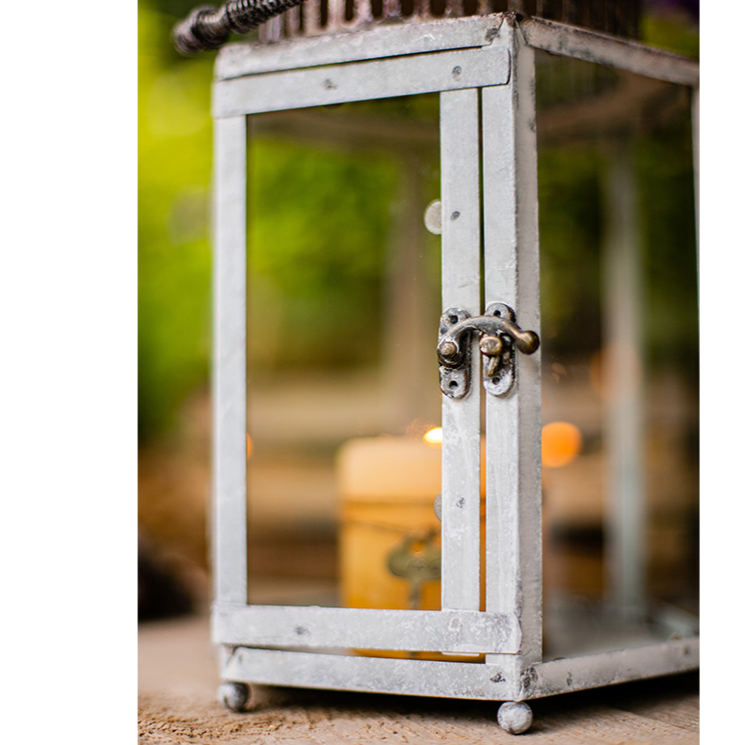 Metal Lantern Candle Holder