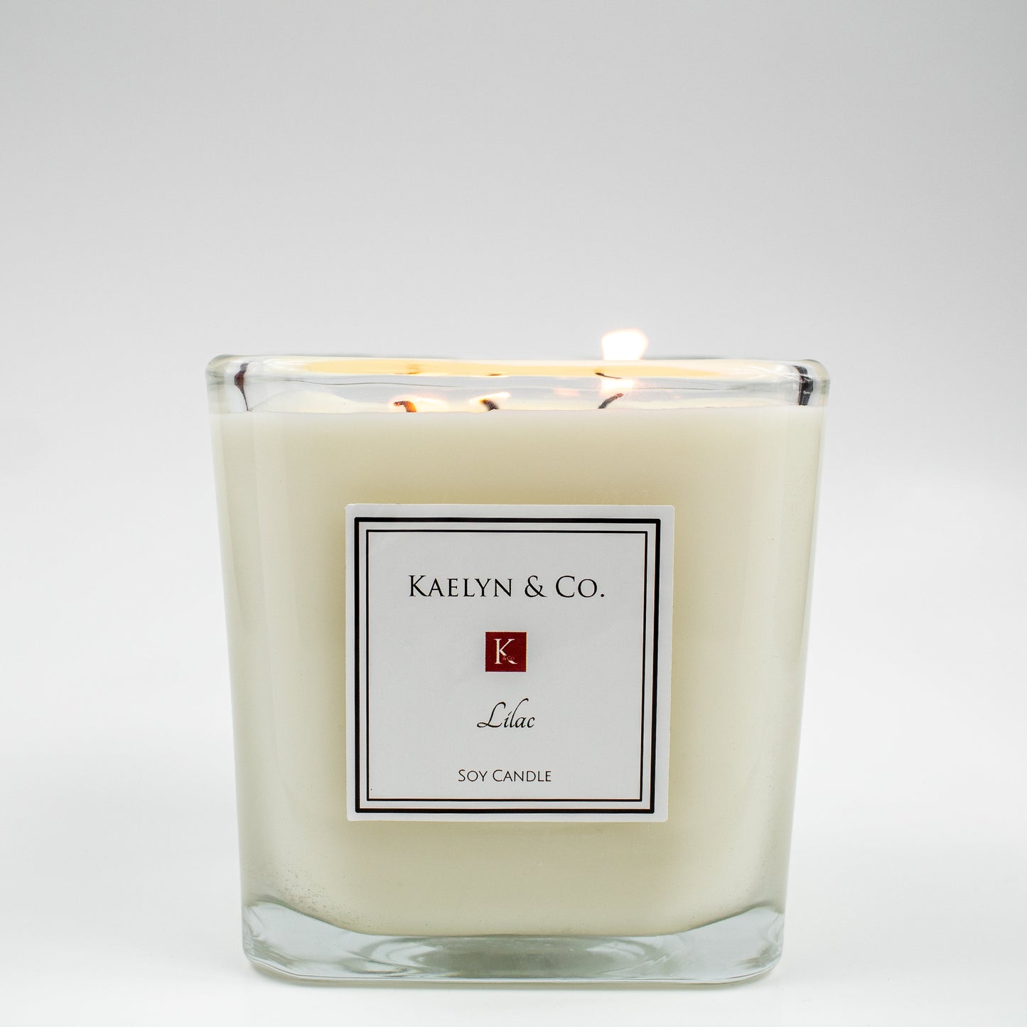 Lilac Large Cube Candle