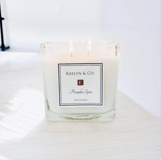 Pumpkin Spice Medium Cube Candle