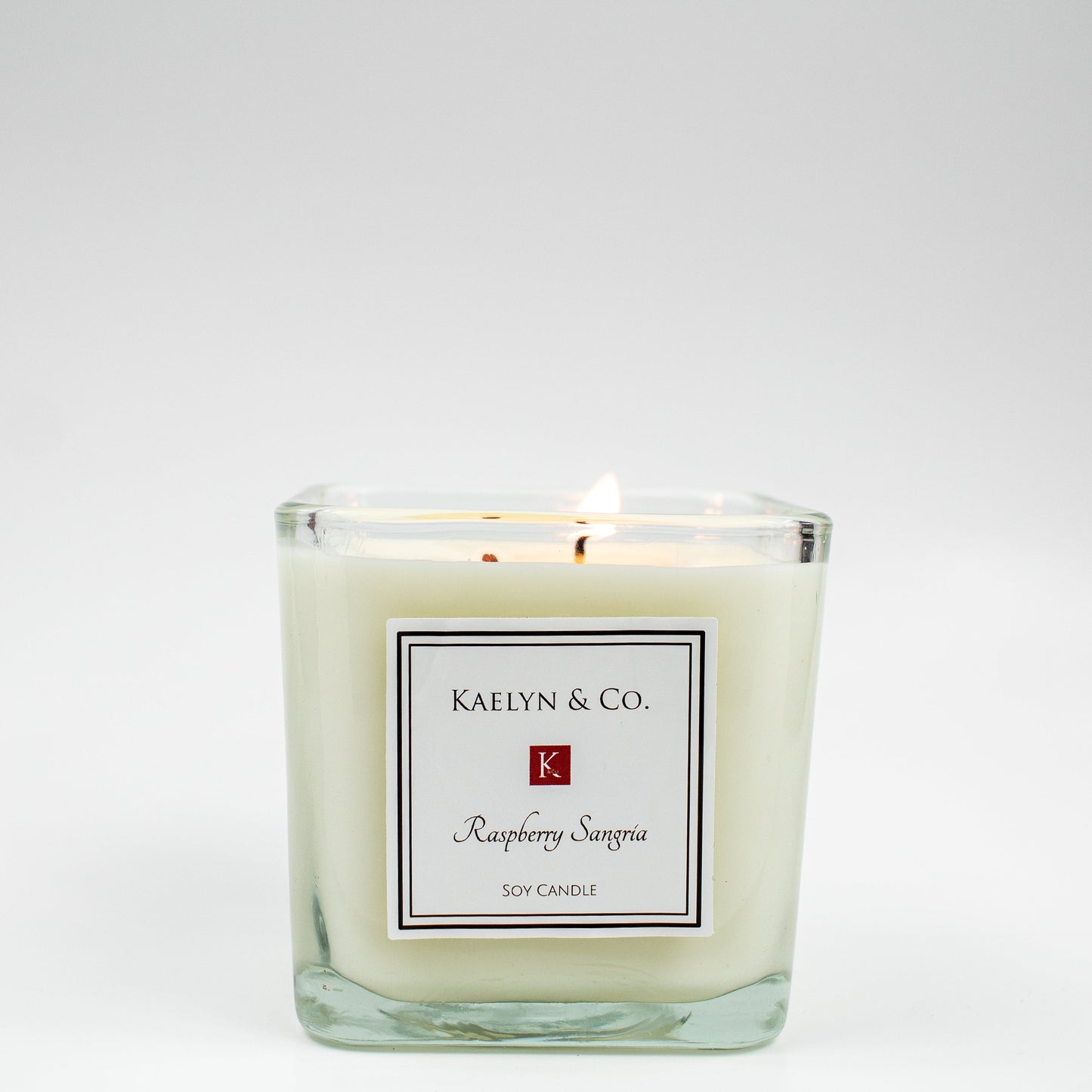 Raspberry Sangria Medium Cube Candle