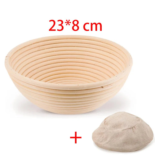 Natural Rattan Bread Proofing Basket Handmade Rattan Wicker Baking
