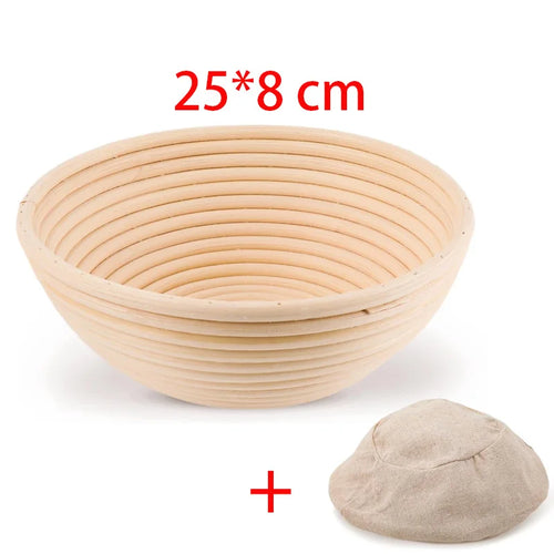 Natural Rattan Bread Proofing Basket Handmade Rattan Wicker Baking
