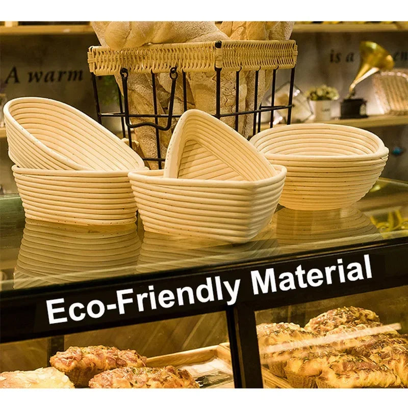 Natural Rattan Bread Proofing Basket Handmade Rattan Wicker Baking