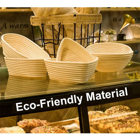 Natural Rattan Bread Proofing Basket Handmade Rattan Wicker Baking