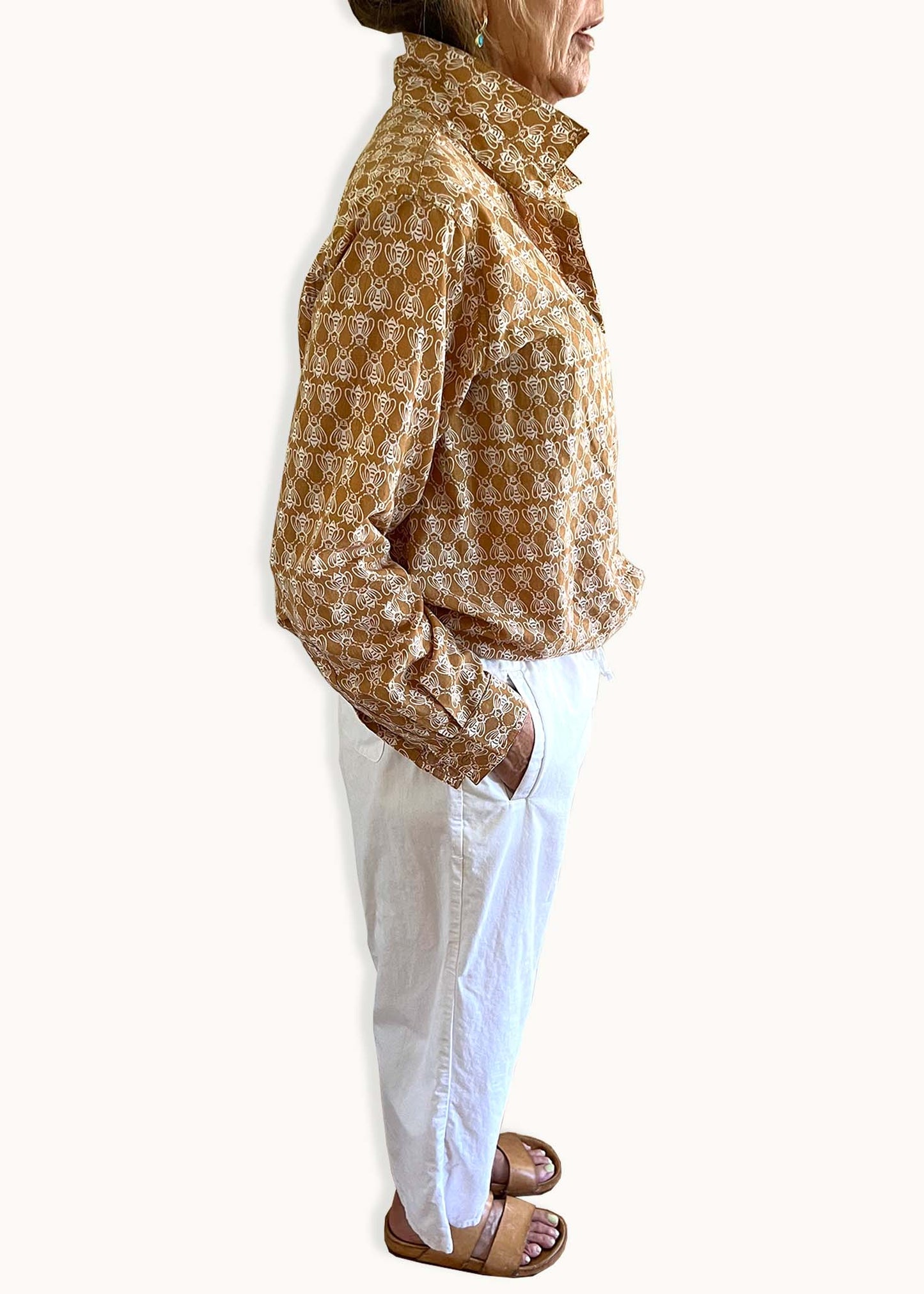 Good Boyfriend Shirt - Bee Happy Honeycomb