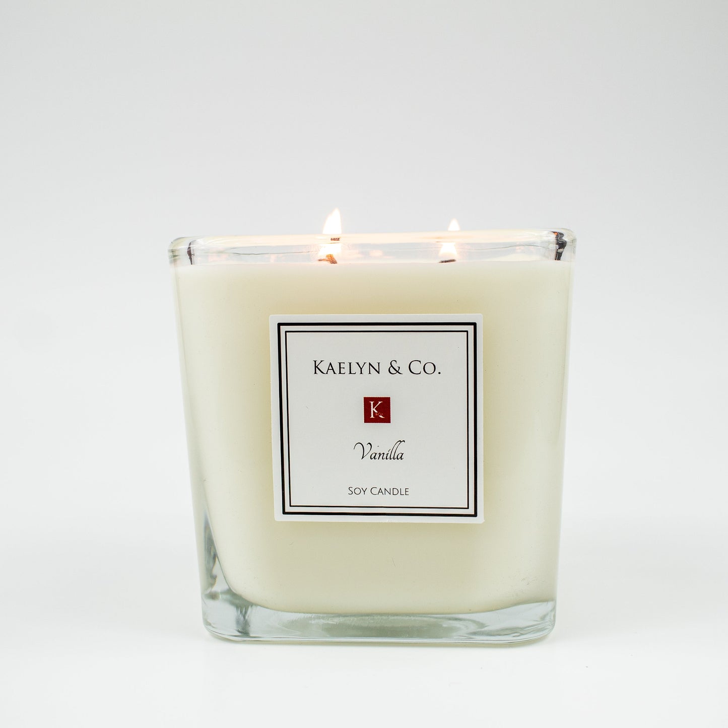 Vanilla Large Cube Candle