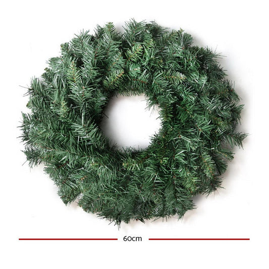 Jingle Jollys 60cm Christmas Wreath Garland Xmas Decorations Wedding