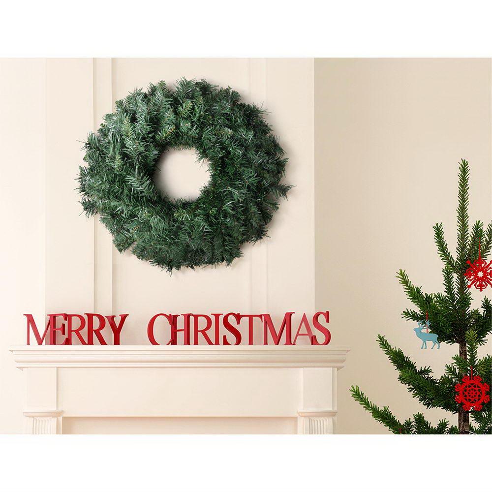 Jingle Jollys 60cm Christmas Wreath Garland Xmas Decorations Wedding