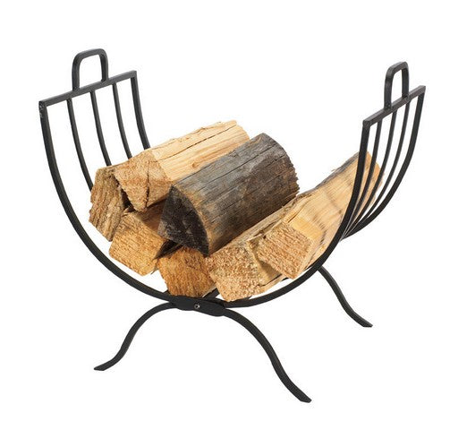 Wrought Iron Fireplace Log Bin