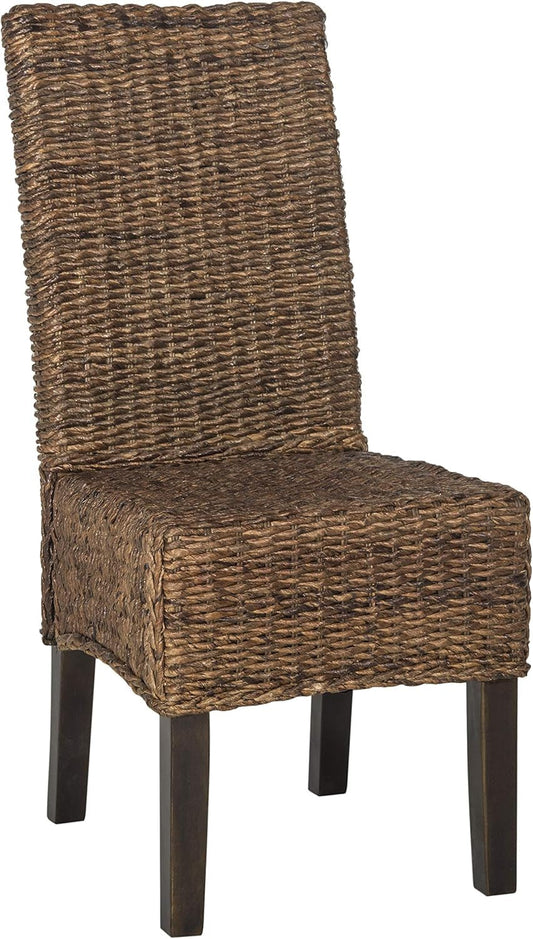 Home Collection Avita Natural Wicker 18-Inch Dining Chair
