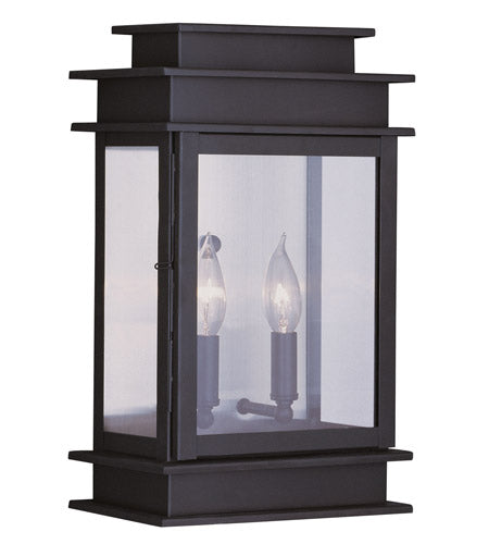 Light Outdoor Wall Lantern in Bronze